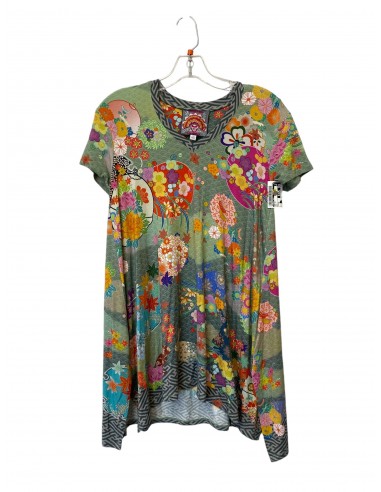 Top Short Sleeve By Johnny Was In Multi-colored, Size: Xs les muscles