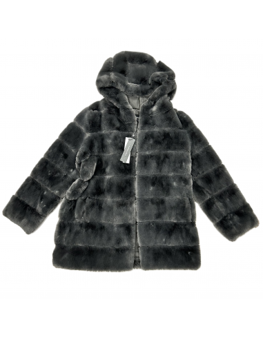 Coat Faux Fur & Sherpa By Bcbgmaxazria In Grey, Size: M pour bénéficier 