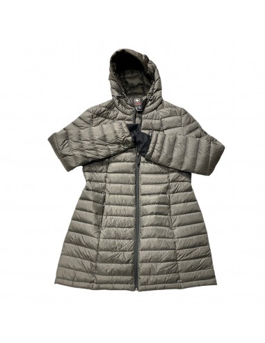 Coat Puffer & Quilted By Halifax Traders In Grey, Size: M solde