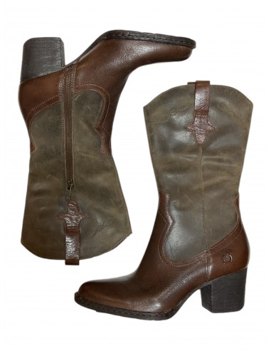 Boots Western By Born In Brown & Green, Size: 7 s'inspire de l'anatomie humaine