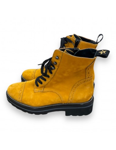 Boots Combat By Paul Green In Yellow, Size: 6 Par le système avancé 