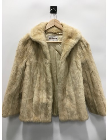 Coat Fur By N.L.KAPLAN  In Tan, Size: S livraison et retour toujours gratuits