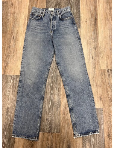 Jeans Straight By Agolde In Blue Denim, Size: 1/25 Comment ça marche