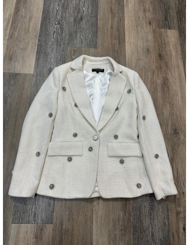 Blazer By Central Park West In White, Size: Xs Comparez et commandez 