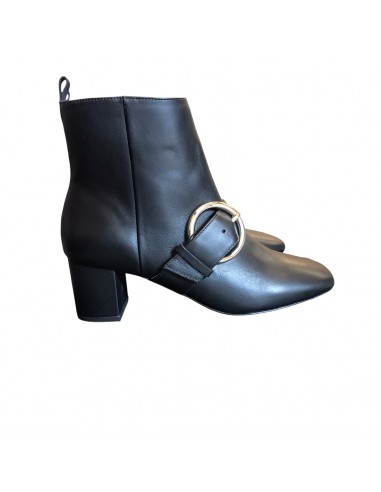 Boots Ankle Heels By Frances Valentine In Black, Size:7 shop