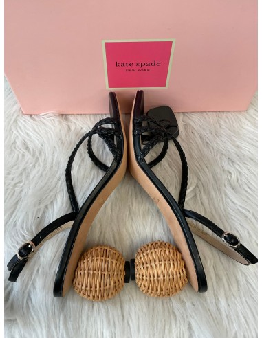 Sandals Designer By Kate Spade In Black & Brown, Size: 7 50-70% off 