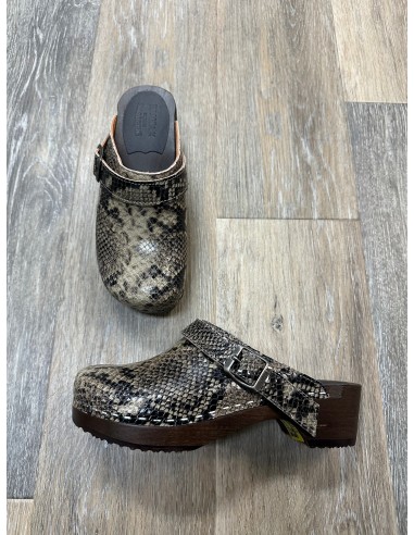 Shoes Heels Block By Hasbeens In Snakeskin Print, Size:6 store