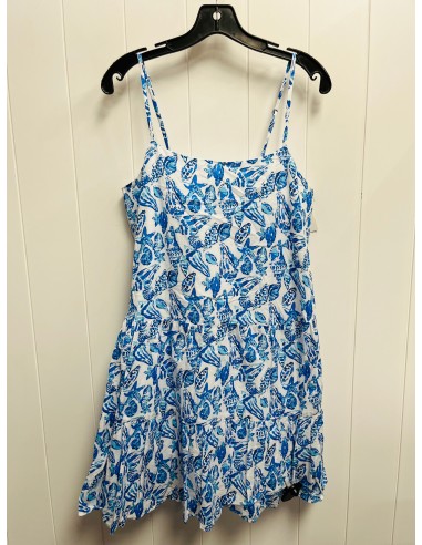 Dress Casual Short By Lilly Pulitzer In Blue & White, Size: M votre