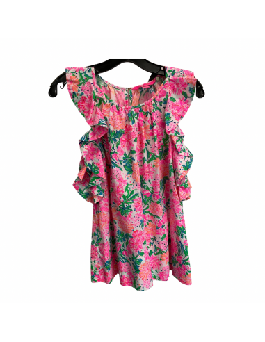 Top Sleeveless Designer By Lilly Pulitzer In Floral Print, Size: M sur le site 