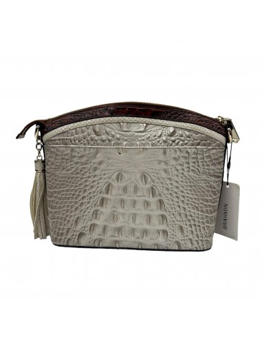 Crossbody Designer By Brahmin In Cream, Size:Small la livraison gratuite