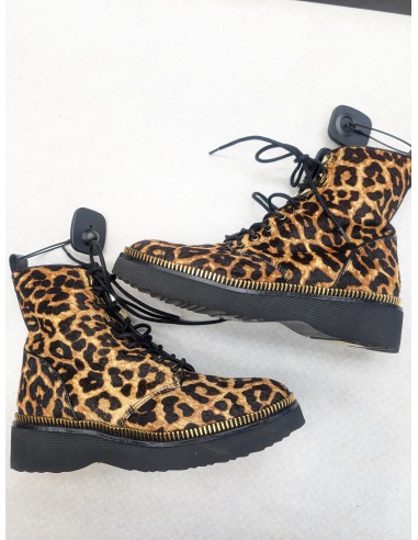 Boots Combat By Michael By Michael Kors In Leopard Print, Size: 8 En savoir plus