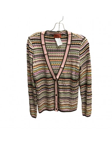 Sweater Cardigan Luxury Designer By Missoni In Multi-colored, Size: M Dans la société mordern