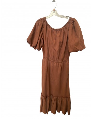 Dress Casual Maxi By Tory Burch In Brown, Size: L en ligne des produits 