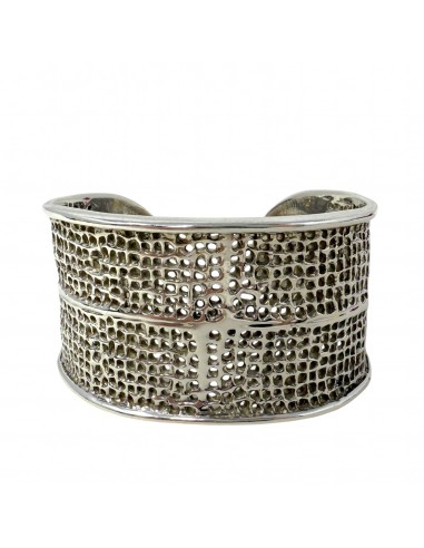 Signature Double Waffle Cuff In Sterling Silver By Joan Hornig Comment ça marche