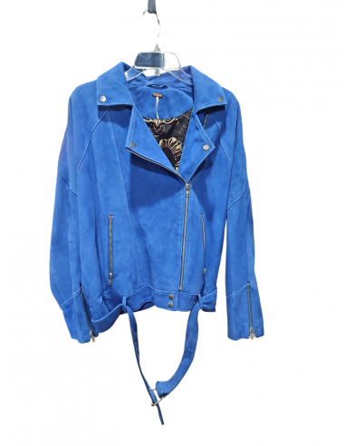 Jacket Leather By Free People In Blue, Size: L de France