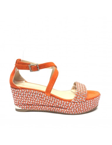 Sandals Luxury Designer By Jimmy Choo In Orange, Size: 10.5 les muscles