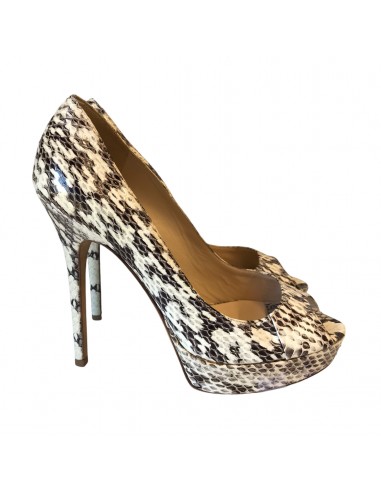 Shoes Luxury Designer By Jimmy Choo In Snakeskin Print, Size:8.5 prix