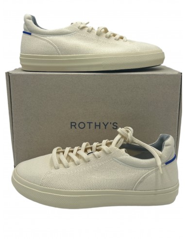 New! Rothy's Lace Up Sneaker In Cream, Size: 10 Vous souhaitez 