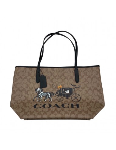 Handbag Designer By Coach In Tan, Size:Large acheter en ligne