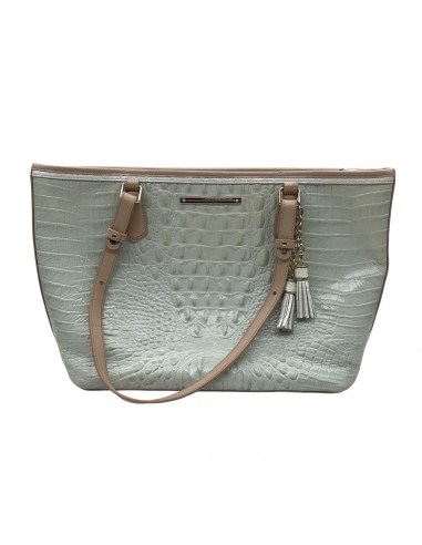 Handbag Designer By Brahmin In Green & Tan, Size:Medium des créatures d'habitude