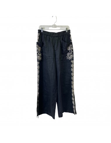 Pants Wide Leg By Johnny Was In Black, Size:10 Toutes les collections ici