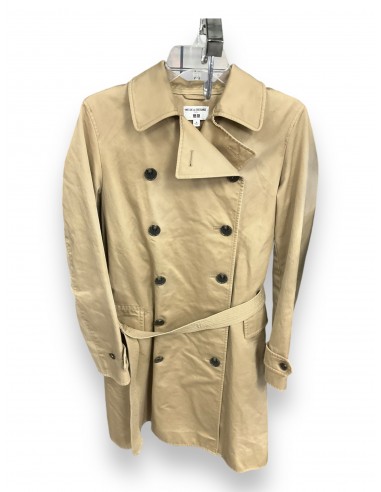 Coat Trench Coat By Clothes Mentor In Tan, Size: M pas cheres