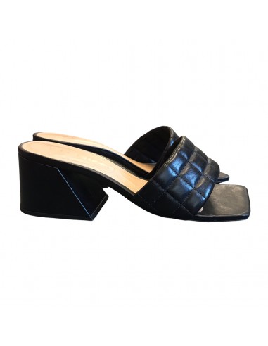 Sandals Heels Block By Vicenza In Black, Size:8 Venez acheter